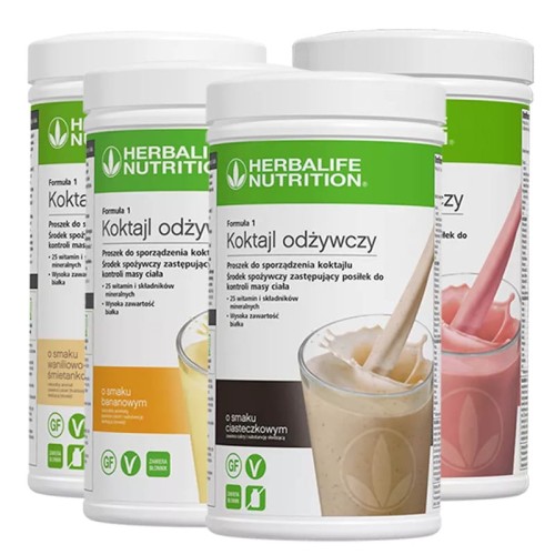 4 sztuki koktajli herbalife smaki do wyboru